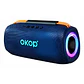 Parlante Portátil Okop KP-815 Bluetooth 10W con Luces LED - Miniatura 2