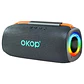 Parlante Portátil Okop KP-815 Bluetooth 10W con Luces LED - Miniatura 4