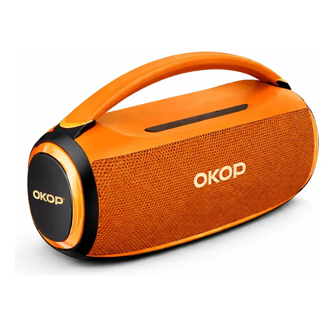 Parlante Portátil Okop KP-804 Bluetooth 10W con Luces LED 2
