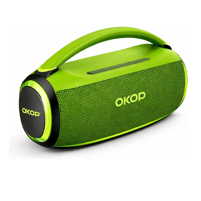 Parlante Portátil Okop KP-804 Bluetooth 10W con Luces LED 3