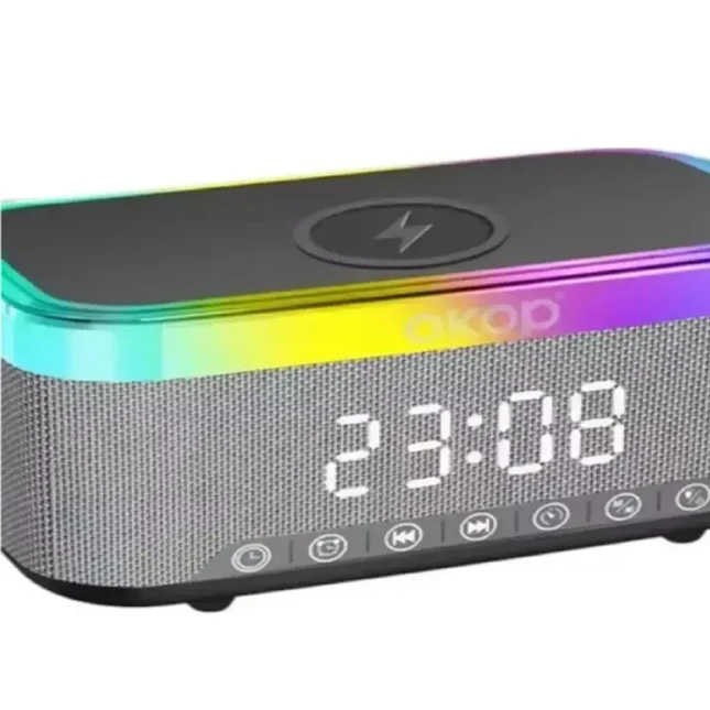 Parlante Portátil Okop KP-559 Bluetooth 10W con Luces LED 2
