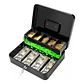 Caja Organizadora de Dinero Metálica con Clave - Miniatura 1