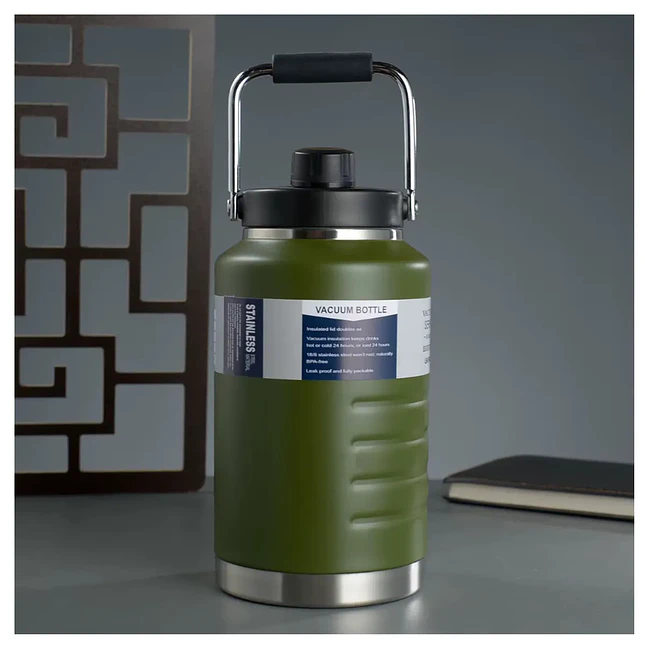 Termo Camping 2000 ml de Acero Inoxidable 4