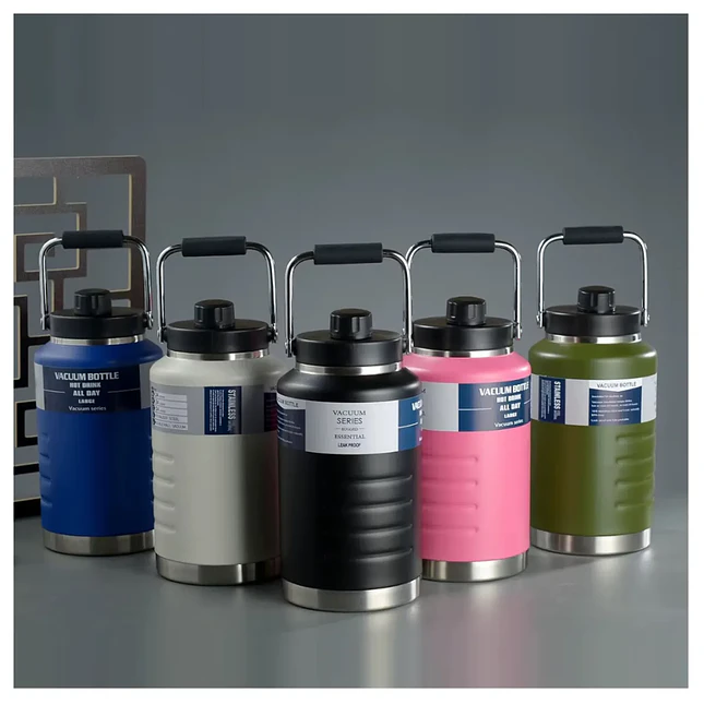Termo Camping 2000 ml de Acero Inoxidable 5