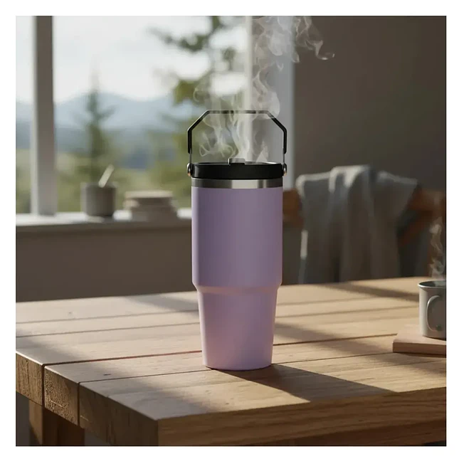 Termo Tumbler Metálico 900 ml con Pitillo 2