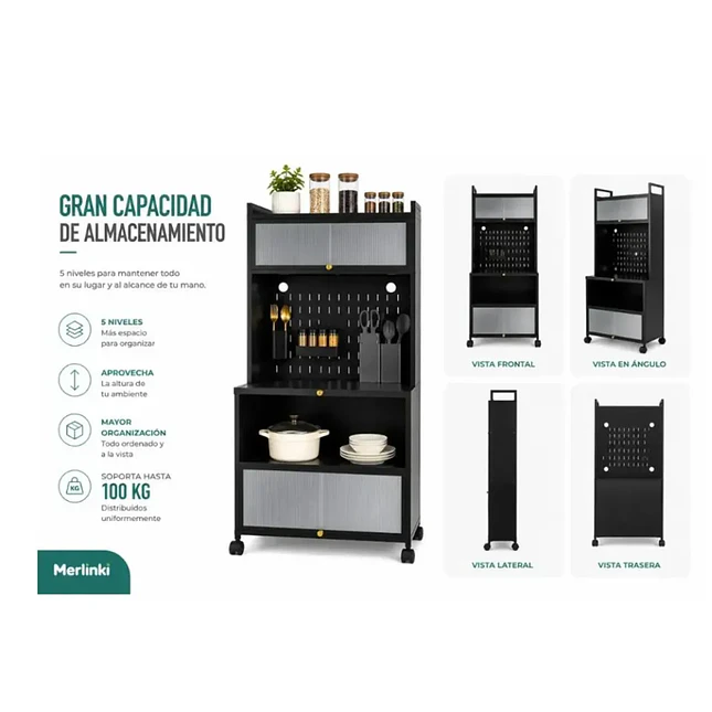 Gabinete Organizador Multifuncional de 80 cm 2