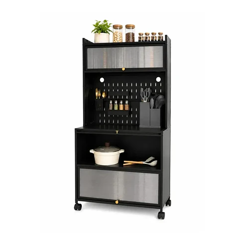 Organizador de Cocina Metálico Multiusos con Puertas
