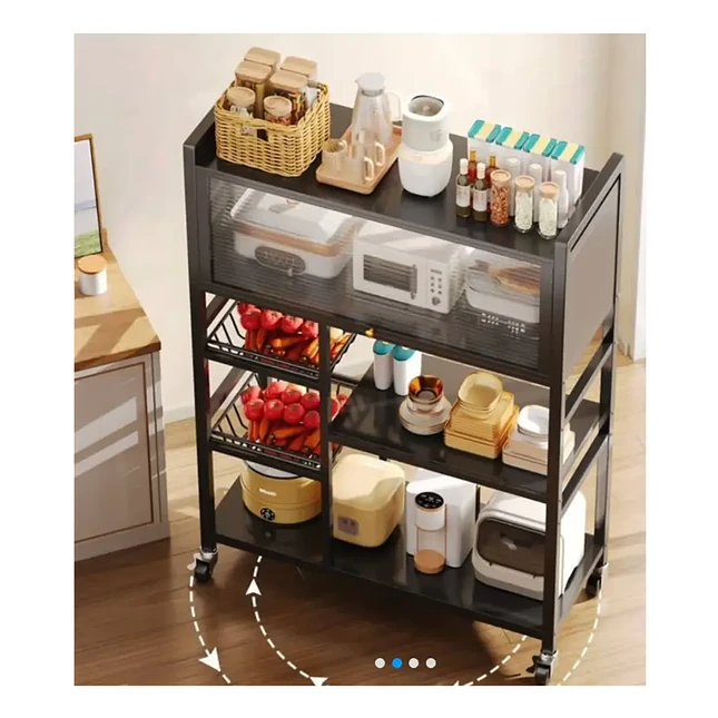 Estante Organizador de Cocina Metálico Multifuncional 3