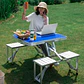 Mesa de Camping Plegable con 4 Asientos - Miniatura 3
