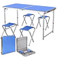 Mesa Plegable para Camping con 4 Sillas - Miniatura 3