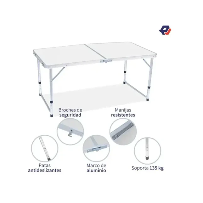 Mesa Plegable para Camping con 4 Sillas 5