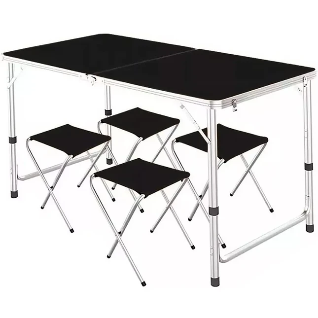 Mesa Plegable para Camping con 4 Sillas 2