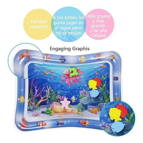 Tapete Inflable de Agua para Bebé – Estimulación Sensorial
