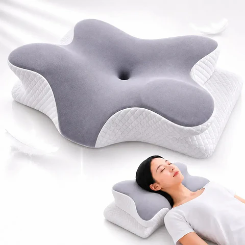 Almohada Cervical Ergonómica Memory Foam 60 × 40 cm