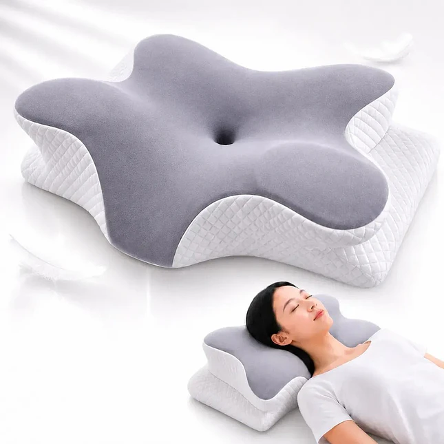 Almohada Cervical Ergonómica Memory Foam 60 × 40 cm 1