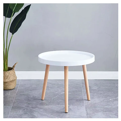 Mesa Auxiliar Redonda Moderna 49 × 44 cm
