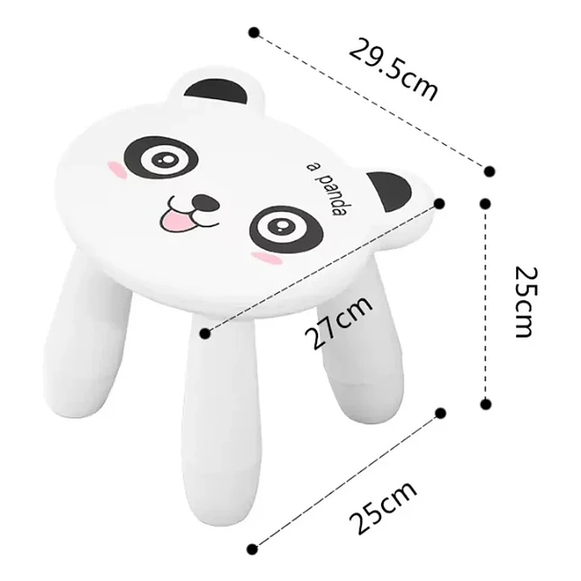 Taburete Infantil de Plástico con Diseños de Animales 3