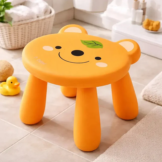 Taburete Infantil de Plástico con Diseños de Animales 4