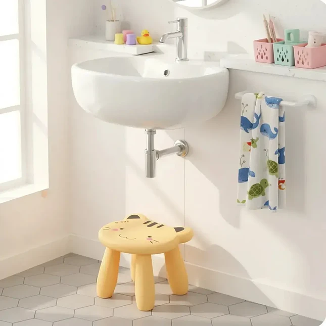 Taburete Infantil de Plástico con Diseños de Animales 7