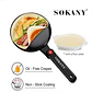 Crepera Eléctrica Sokany Antiadherente para Crepes y Panqueques - Miniatura 3