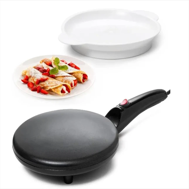 Crepera Eléctrica Sokany Antiadherente para Crepes y Panqueques 4