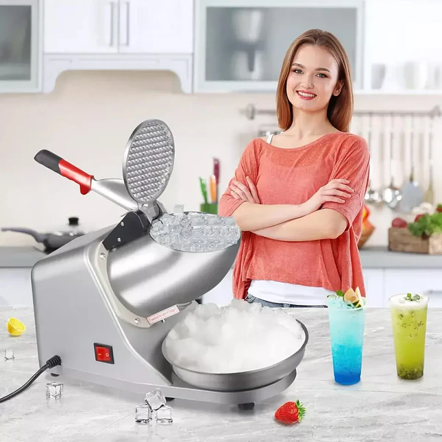 Máquina Eléctrica Trituradora de Hielo para Bebidas y Granizados 4