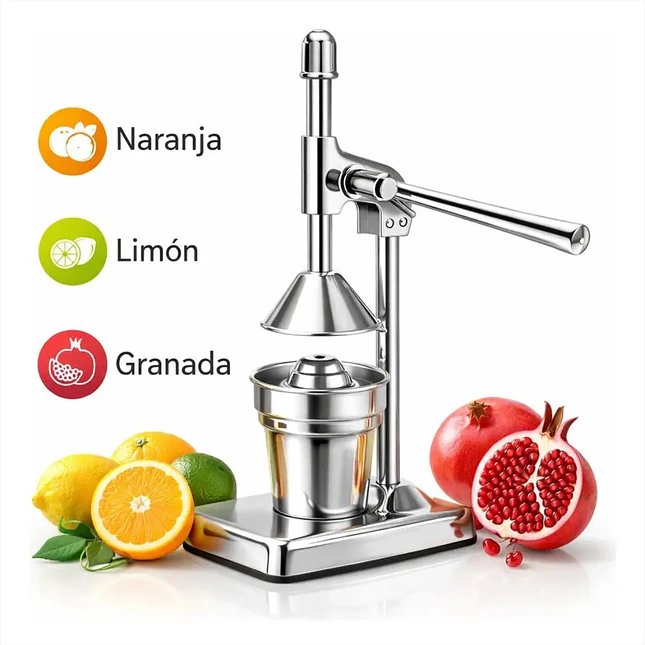 Exprimidor Manual de Cítricos en Acero Inoxidable 3