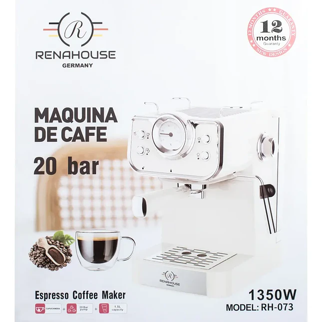 Máquina para Café Renahouse 20 Bares Espresso y Capuchino 2