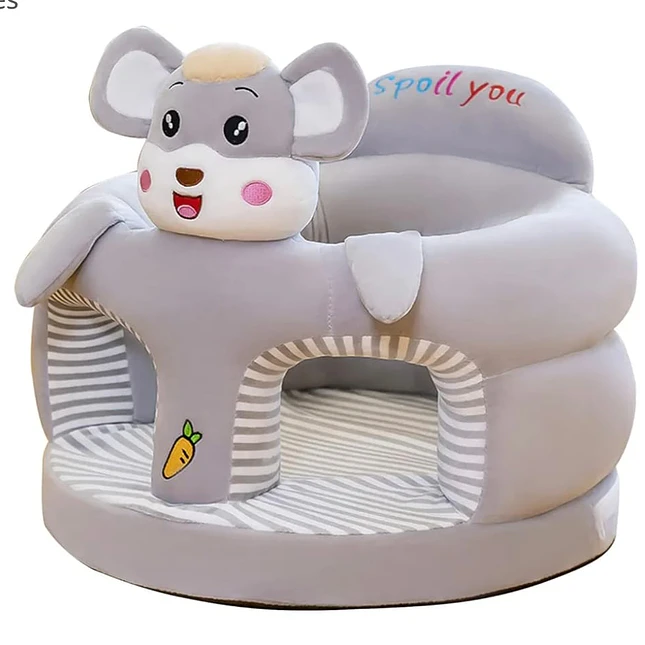 Sillón Asiento para Bebé con Diseño de Animal y Cojín Suave 4