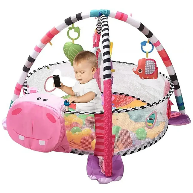Gimnasio para Bebé 2 en 1 con Juguetes y Accesorios Musicales 8