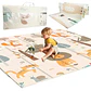 Tapete Acolchado para Bebé Impermeable y Plegable 1,80 x 2,20 m - Miniatura 1