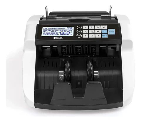 Contadora de Billetes con Detección UV, MG, MT, IR y DD