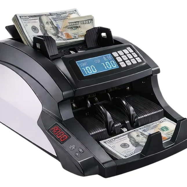 Contadora de Billetes con Detección UV, MG, MT, IR y DD 1