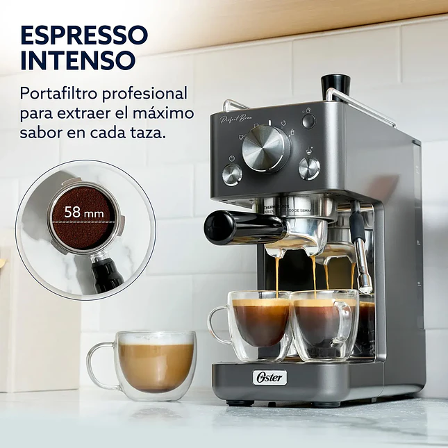 Cafetera Espresso Oster Perfect Brew Compacta 5
