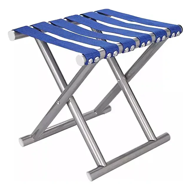 Banco Plegable de Tela con Almacenamiento 4
