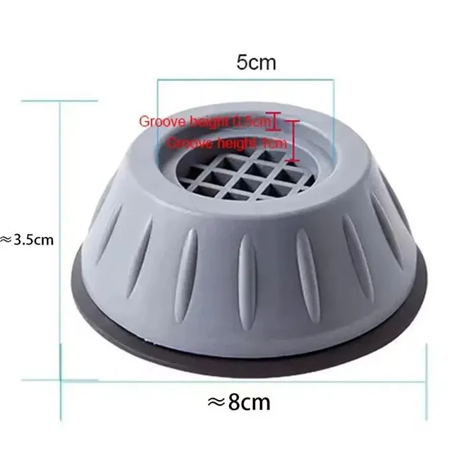 Almohadillas Antivibraciones para Muebles y Lavadoras 4