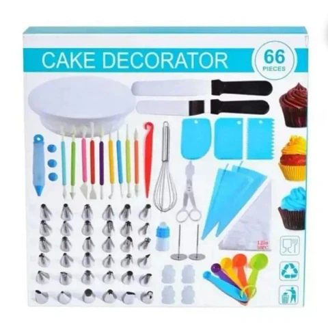 Kit Pastelero de 66 Piezas para Decoración