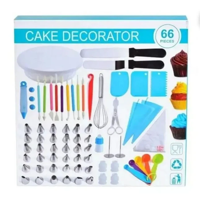 Kit Pastelero de 66 Piezas para Decoración 2