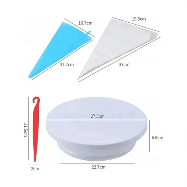 Kit Pastelero de 66 Piezas para Decoración 4