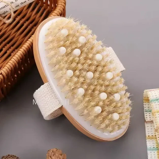 Cepillo Corporal de Cerdas Naturales para Exfoliación 2