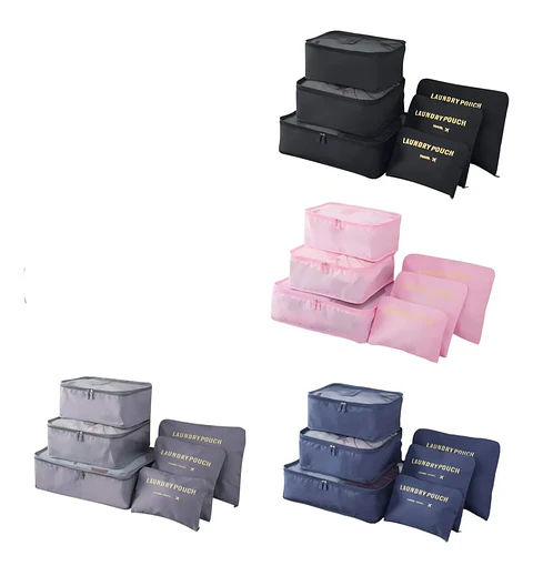 Bolsas Organizadoras de Viaje 6 Piezas