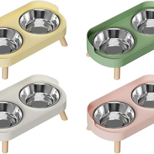 Comedero Elevado para Perros y Gatos 1