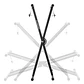 Soporte Plegable para Piano con 4 Brazos Ajustable - Miniatura 3