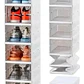 Zapatero Plegable de 6 Niveles en Acrílico Transparente - Miniatura 2