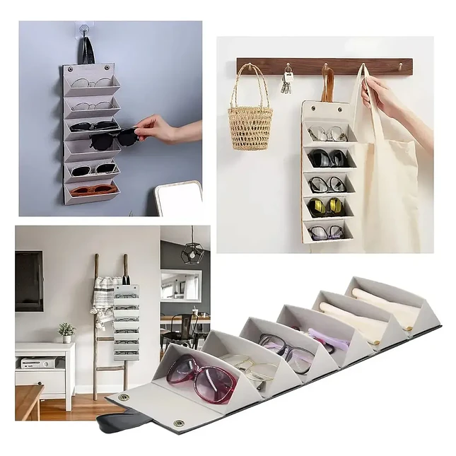 Bolso Organizador Plegable para Gafas de Viaje 5