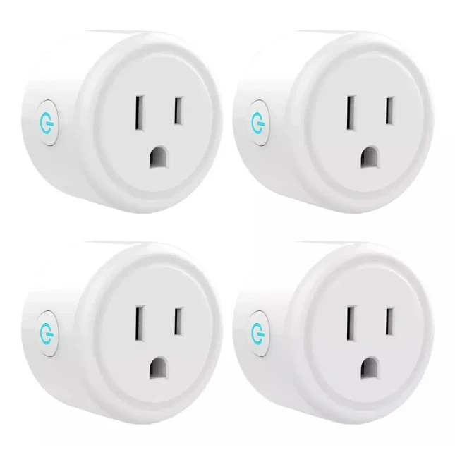 Set de 4 Enchufes Inteligentes Wi-Fi con Control por App y Voz 1