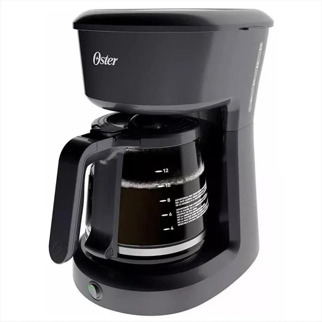 Cafetera Oster de 12 Tazas con Filtro Reutilizable y Pausa y Servir 4
