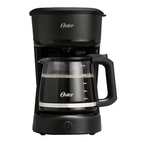 Cafetera Oster de 12 Tazas con Filtro Reutilizable y Pausa y Servir