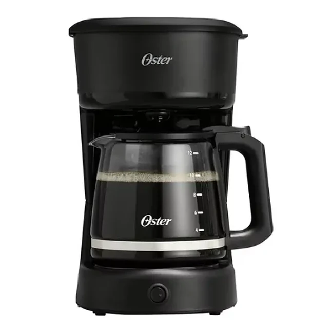 Cafetera Oster de 12 Tazas con Filtro Reutilizable y Pausa y Servir 1
