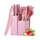 Set de Utensilios de Cocina de Silicona de 19 Piezas con Mangos de Madera - Miniatura 4